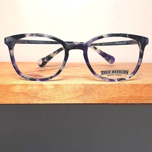 NEW prescription-ready Eyeglass Frame, purple glasses lightweight NICE 50-19-140 - Picture 1 of 6